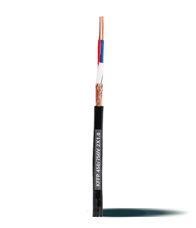 Fluoroplastic cable