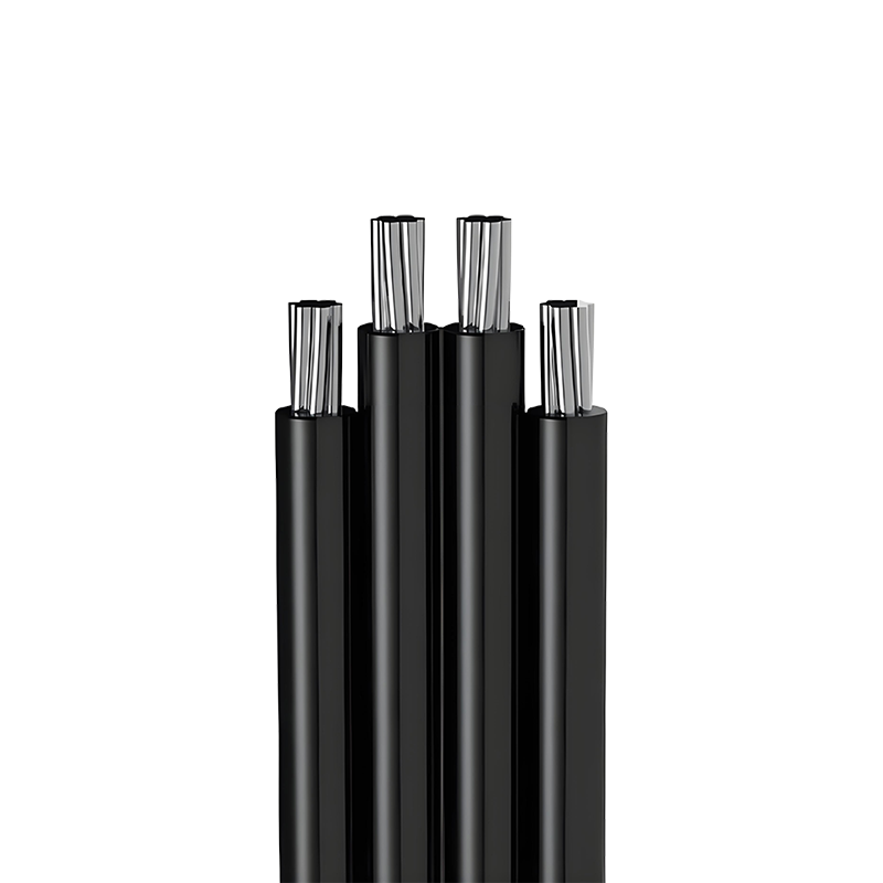 Overhead bundled insulated wires