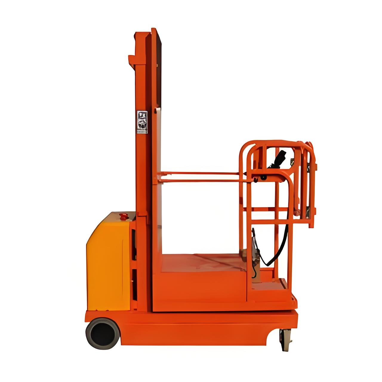 Self-propelled aerial pick-up machine