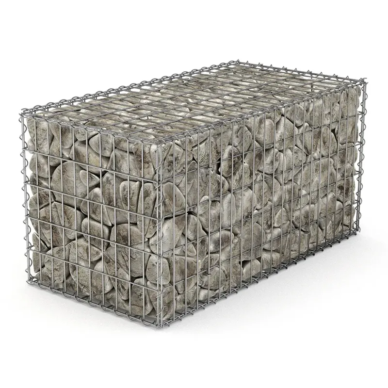 Welded gabion fence