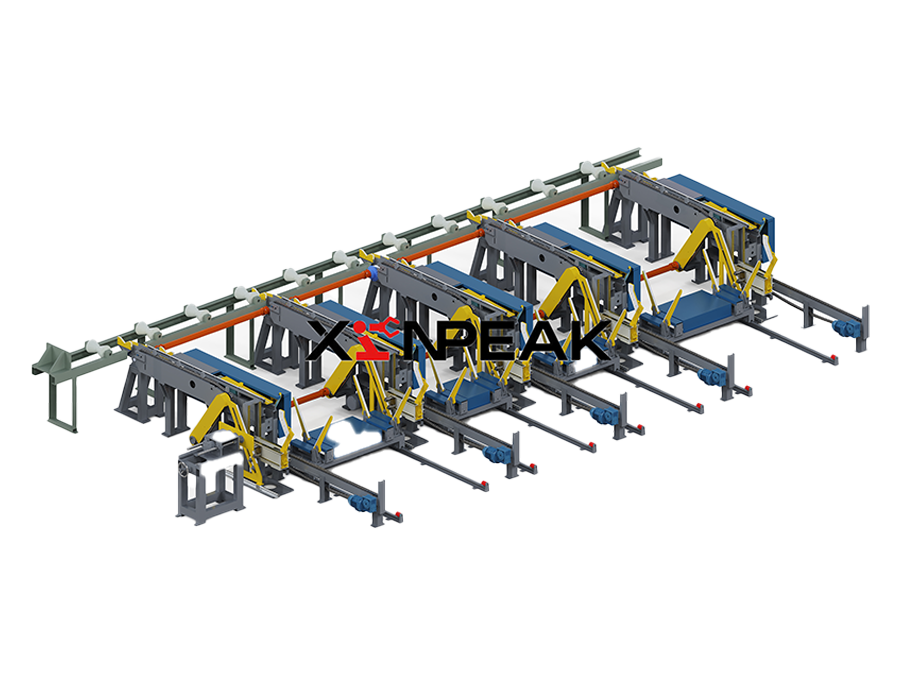 Modular steel pipe palletizer