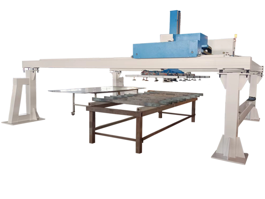 Sheet metal laser automatic loading and unloading