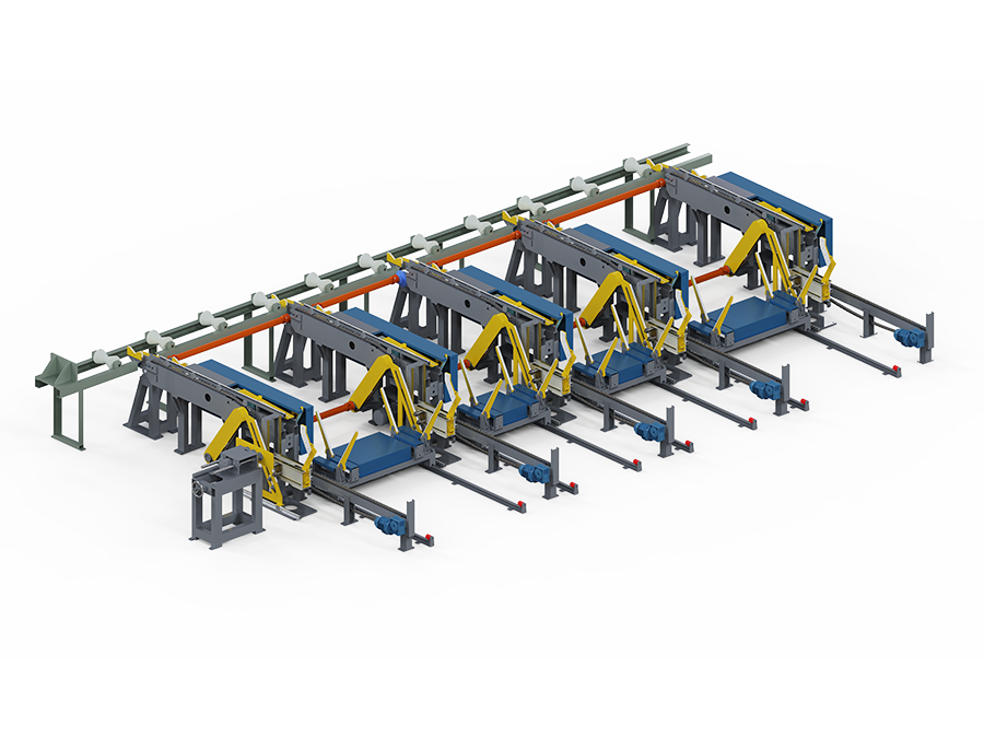 Steel pipe palletizing machine