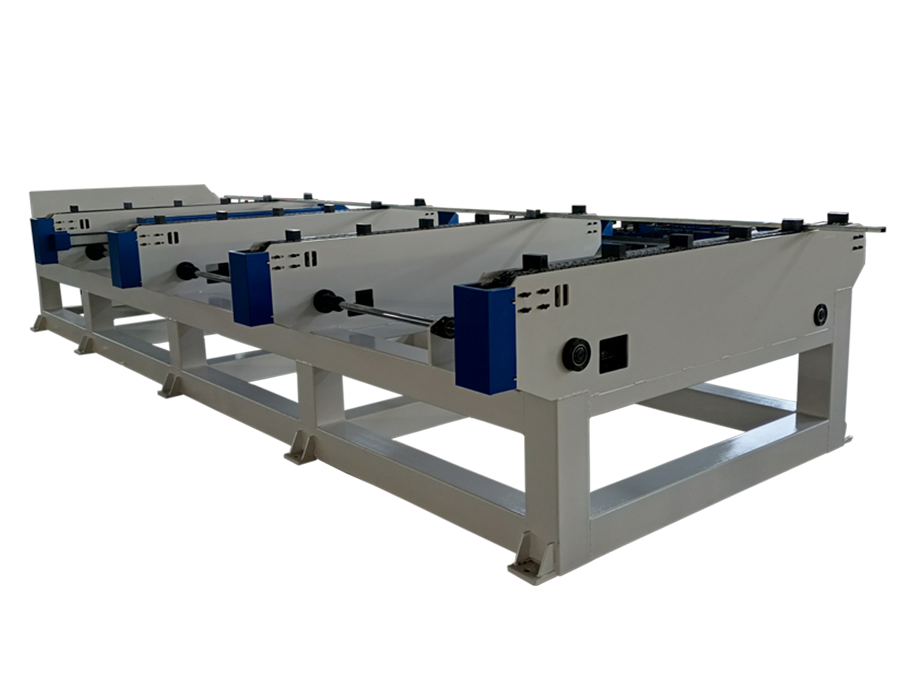 Semi-automatic pipe cutting and loading machine