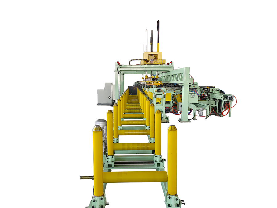 Steel pipe automatic packing and strapping machine