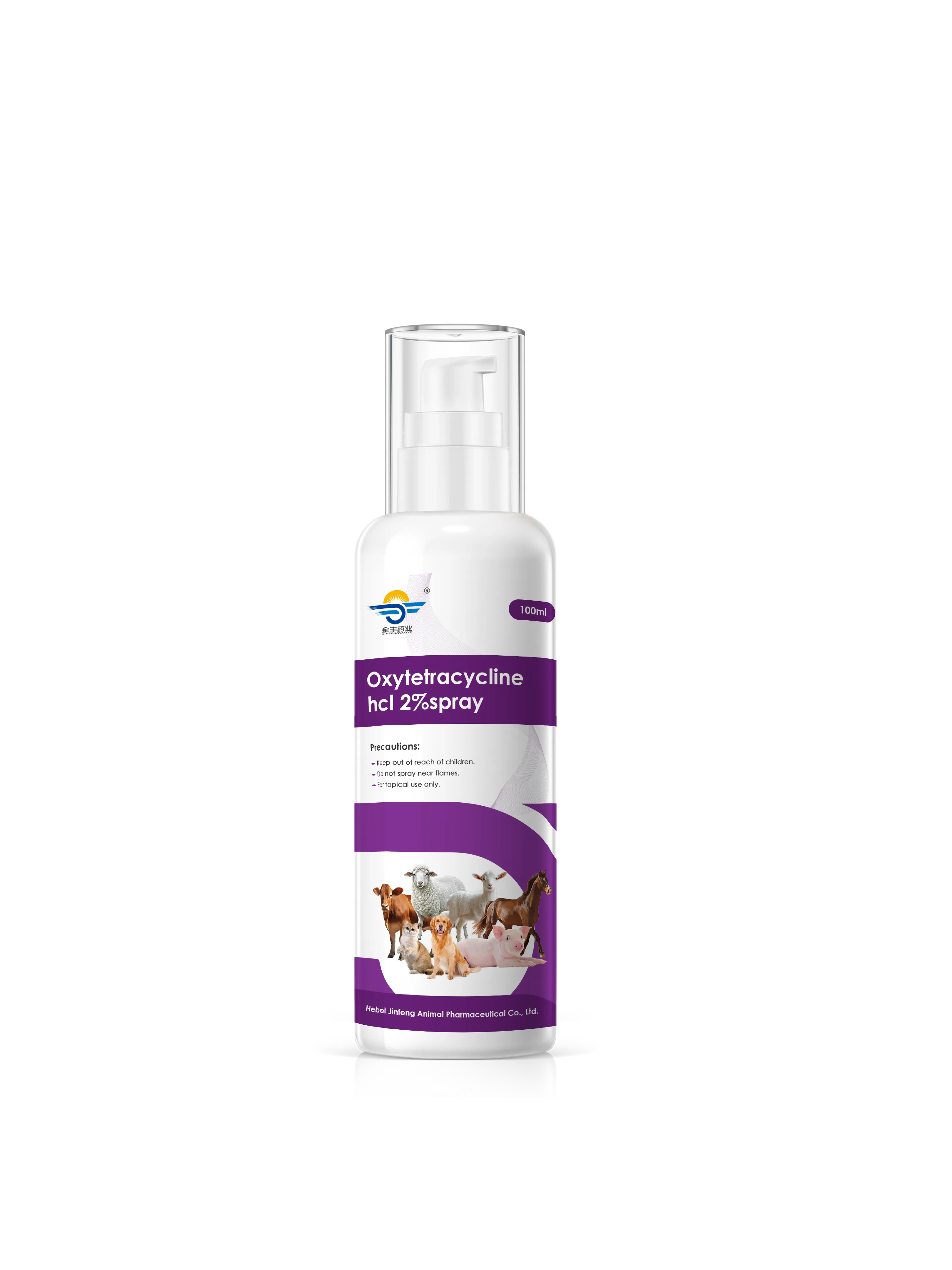 Chlorhydrate d'oxytétracycline 2% Spray
