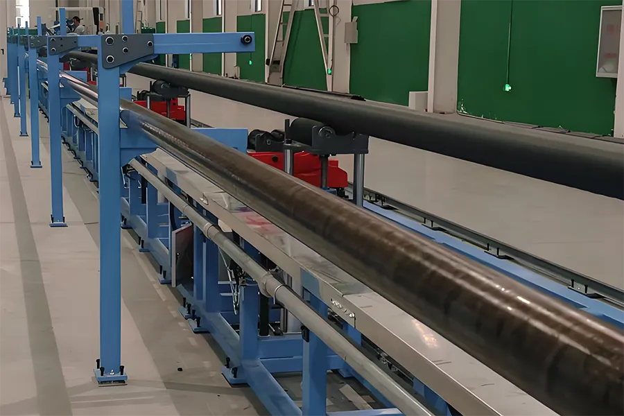 Horizontal pipe forming machine for suction and discharge pipes and industrial pipes3