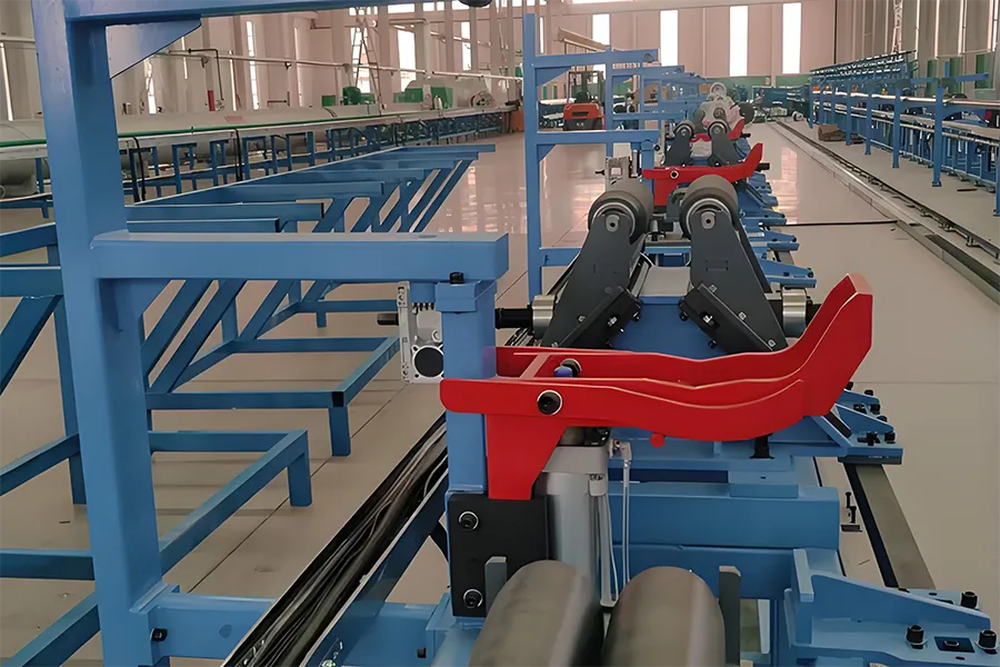 Horizontal pipe forming machine for suction and discharge pipes and industrial pipes2