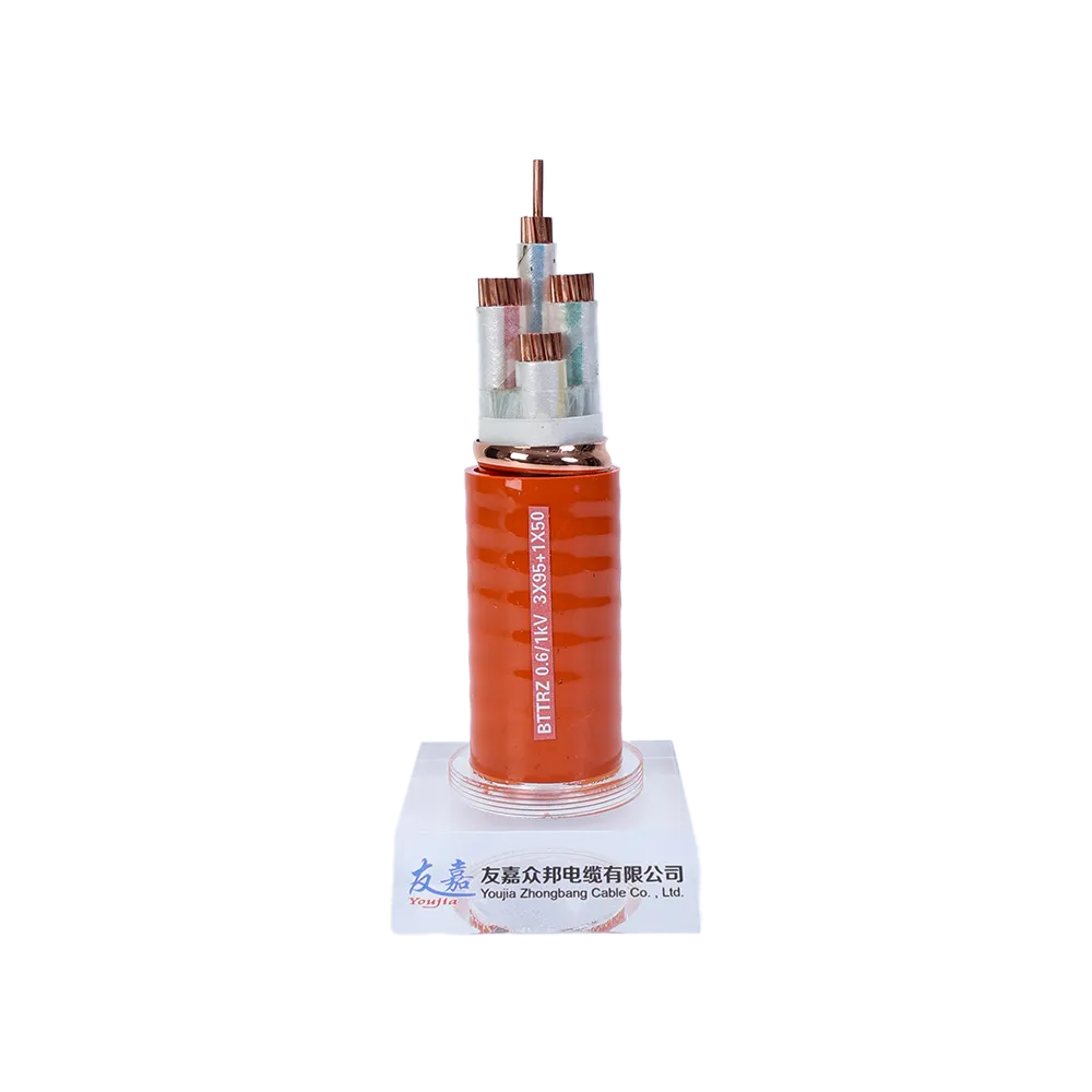 Mineral insulated fire resistant cable