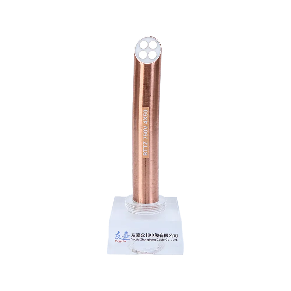 Cable resistente al fuego con aislamiento mineral1