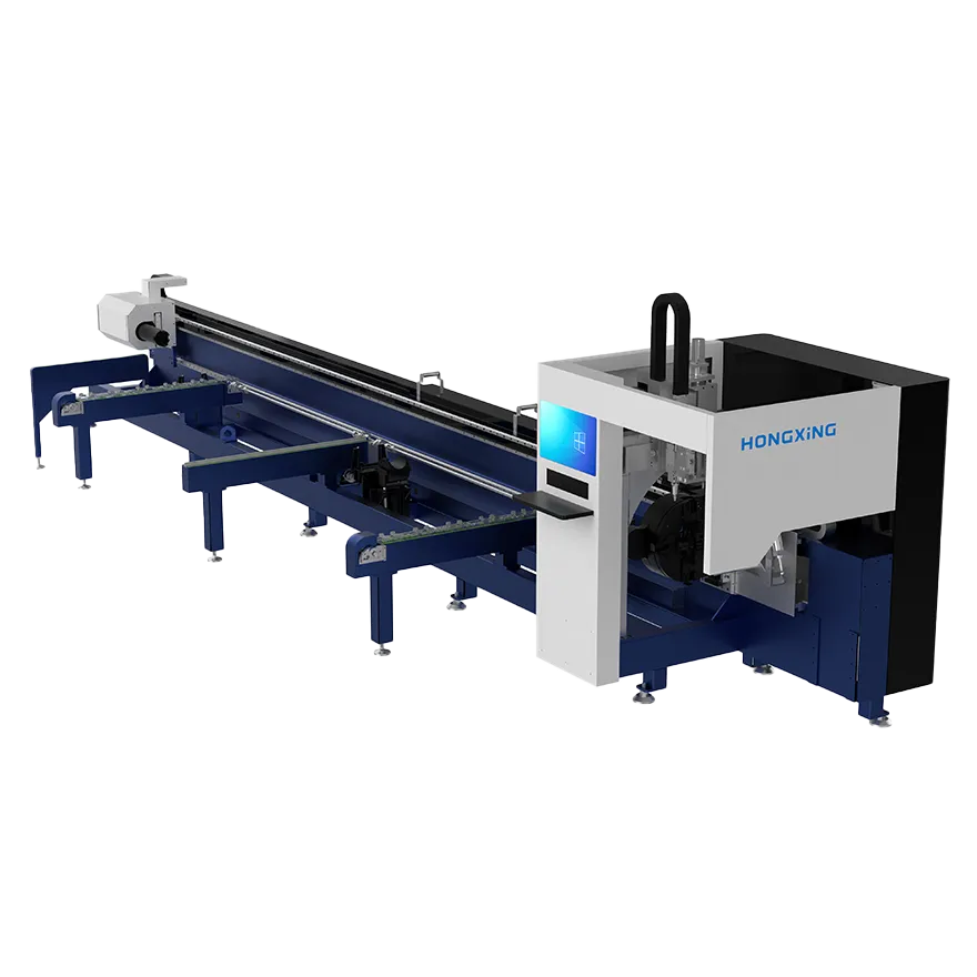 Semi-automatic loading fiber laser cutting machine