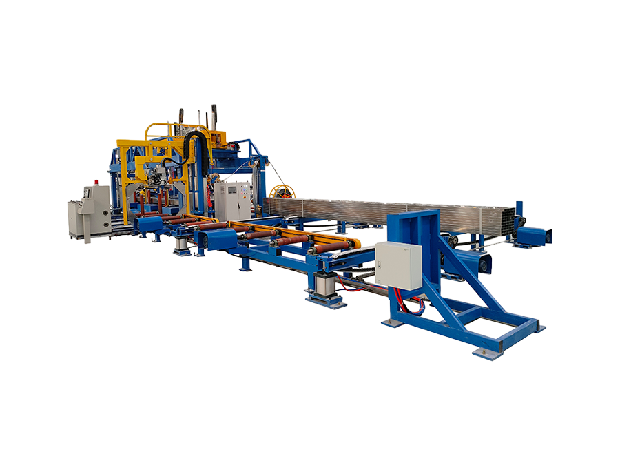 Steel pipe automatic packing and strapping machine