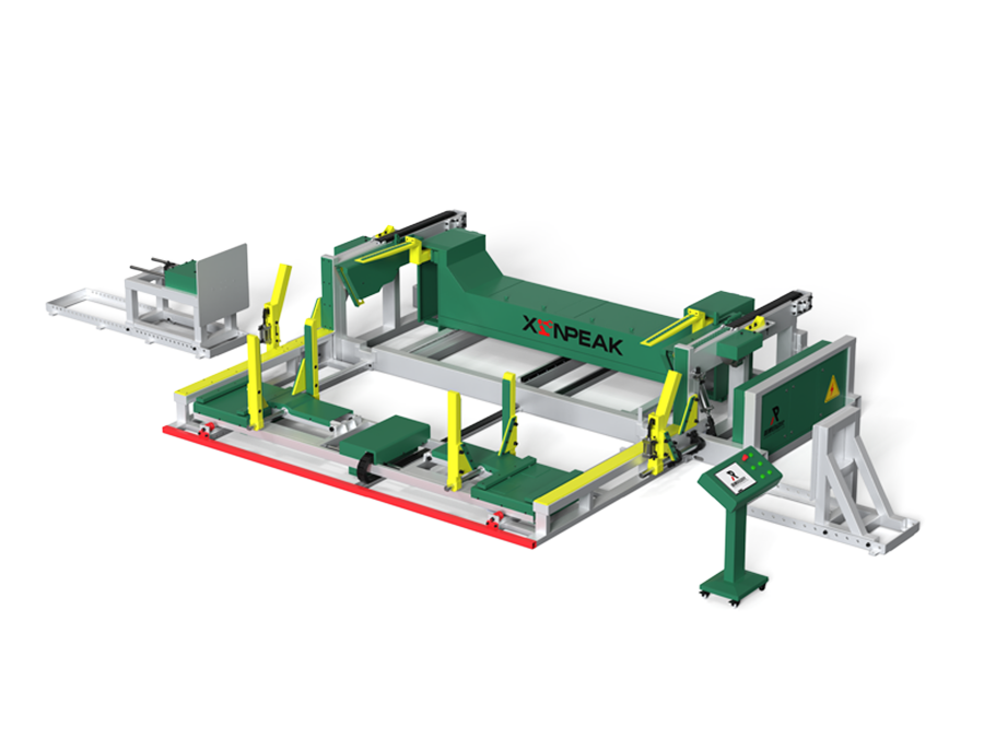 New steel pipe palletizer