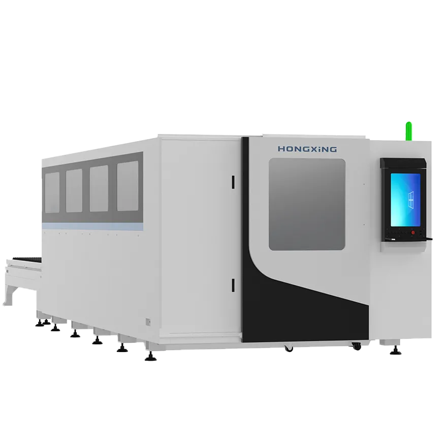 Large surround exchange table fiber laser cutting machine