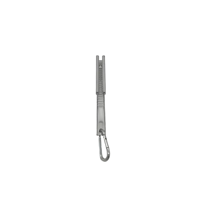 Curved stainless steel wire clip2