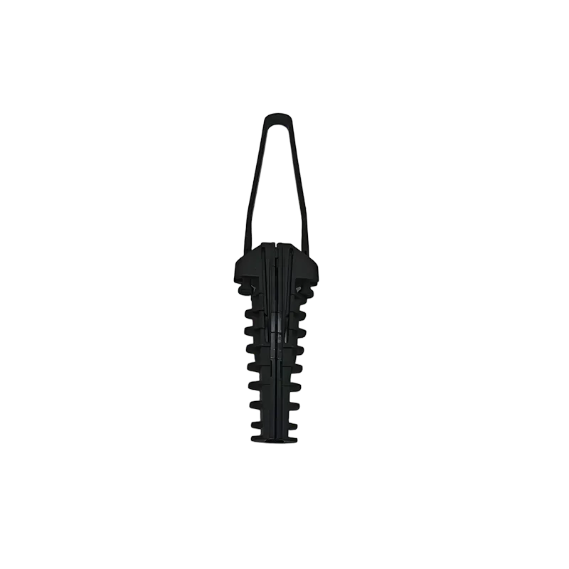 Insulated wedge-shaped wire clamp