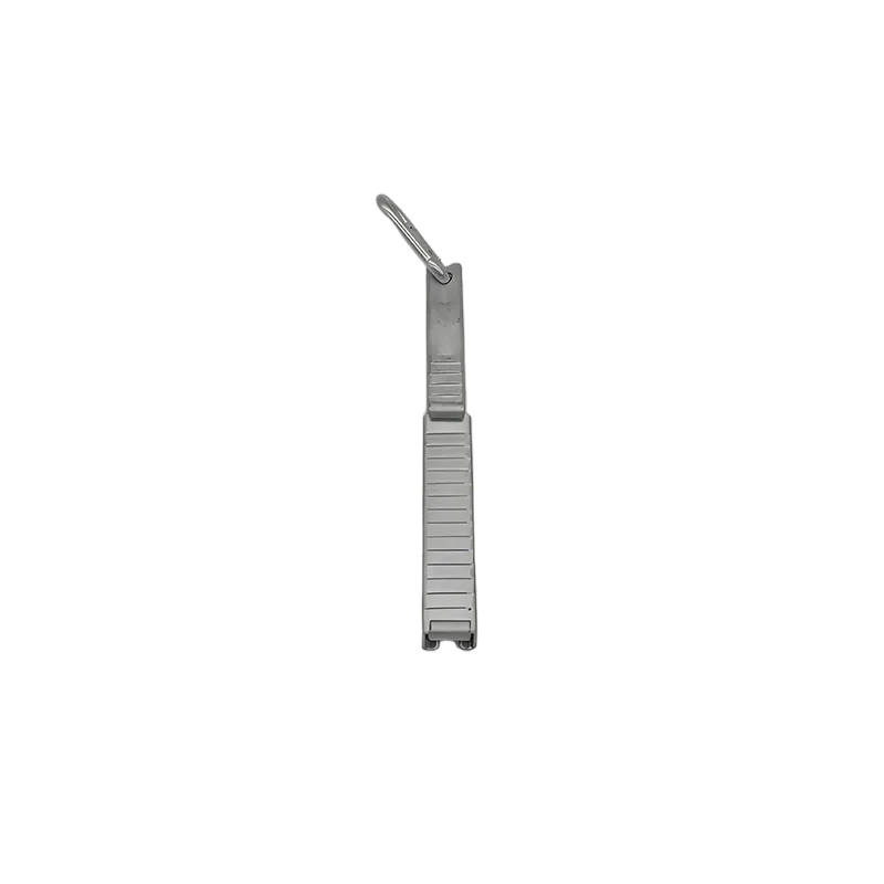 Curved stainless steel wire clip
