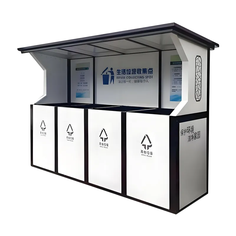 Smart recycling equipment housing