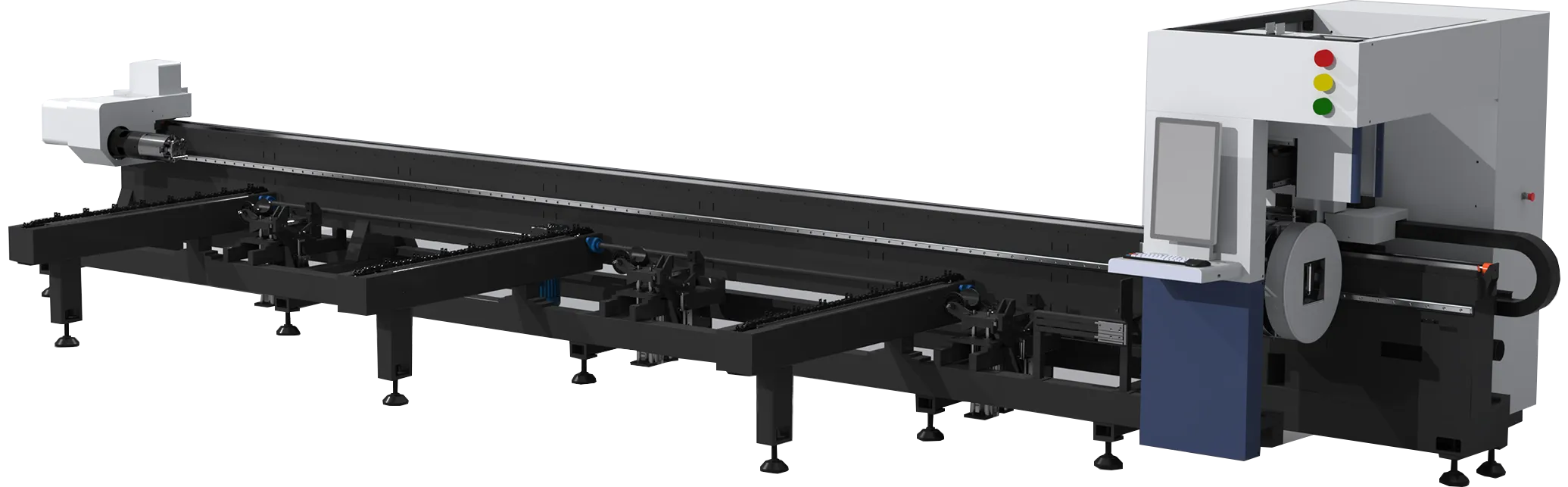 Semi-automatic side-mounted Tube cutting machine