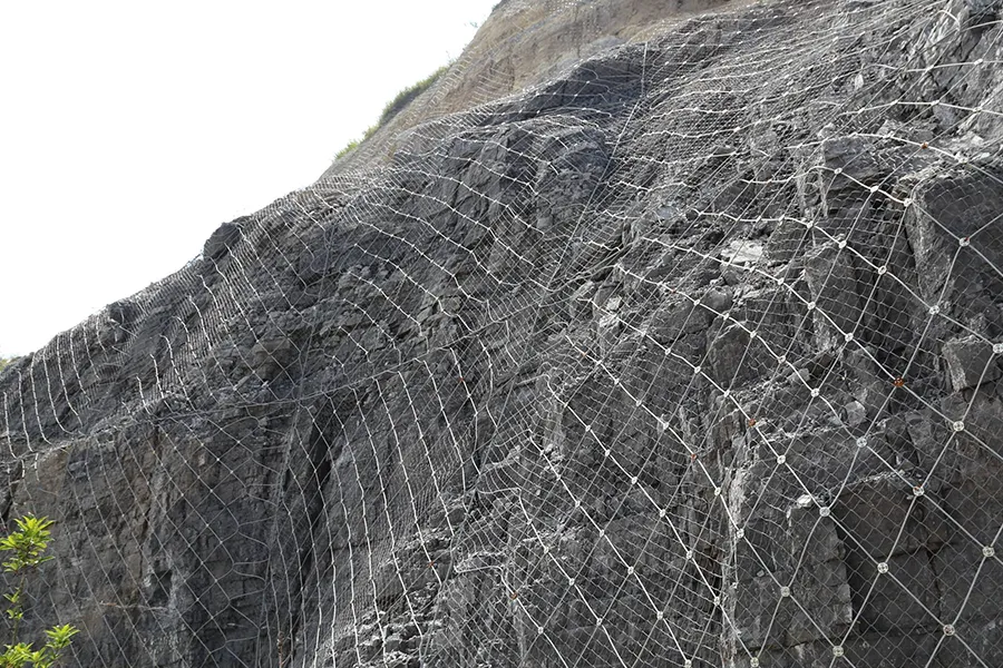 Slope protection net2