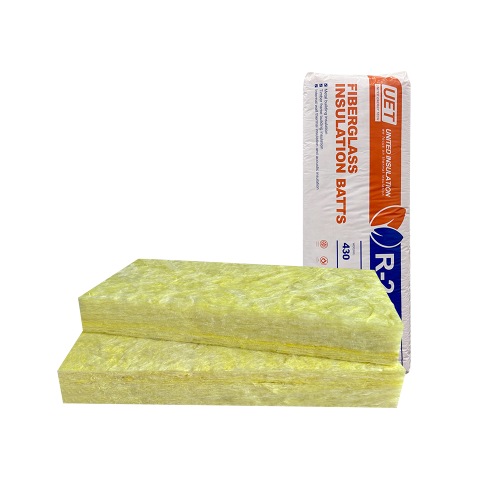 USA ASTM STANDARD WOOD FRAME BUILDING WALLS INSULATION GLASS WOOL BATTS AND PRE-CUT ROLL