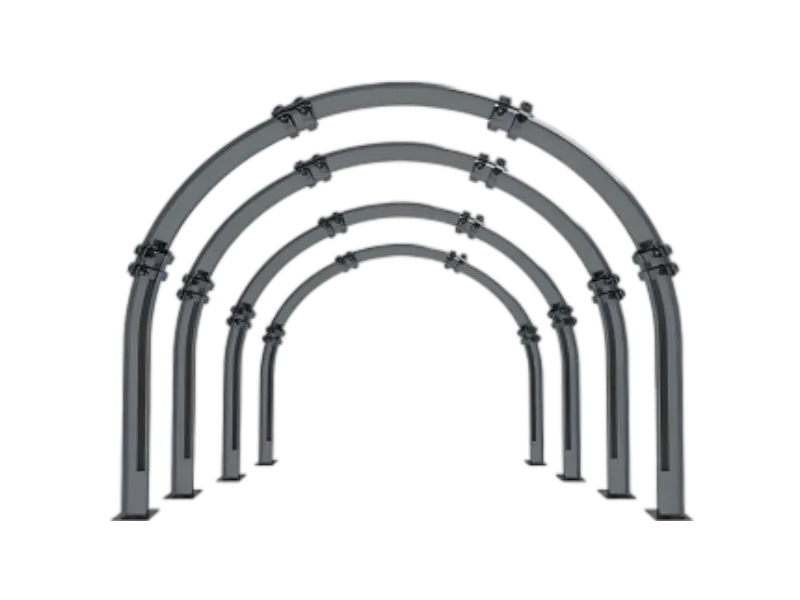 U-shaped shed (mine roadway support)