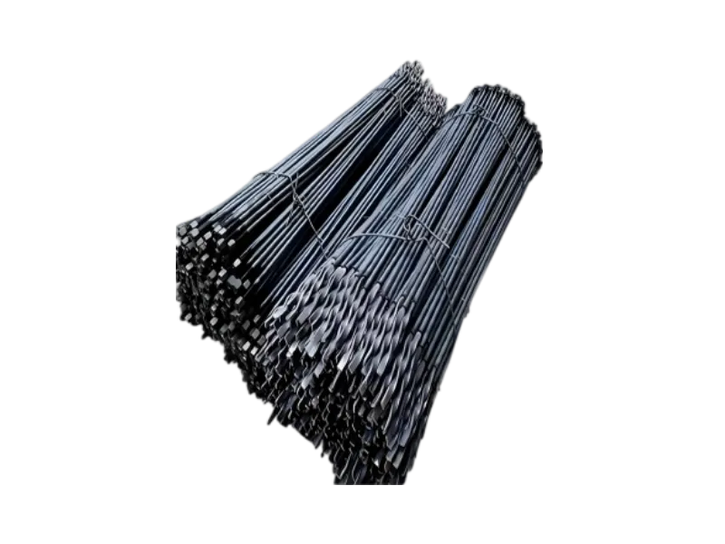 Twisted resin anchor rod metal rod body