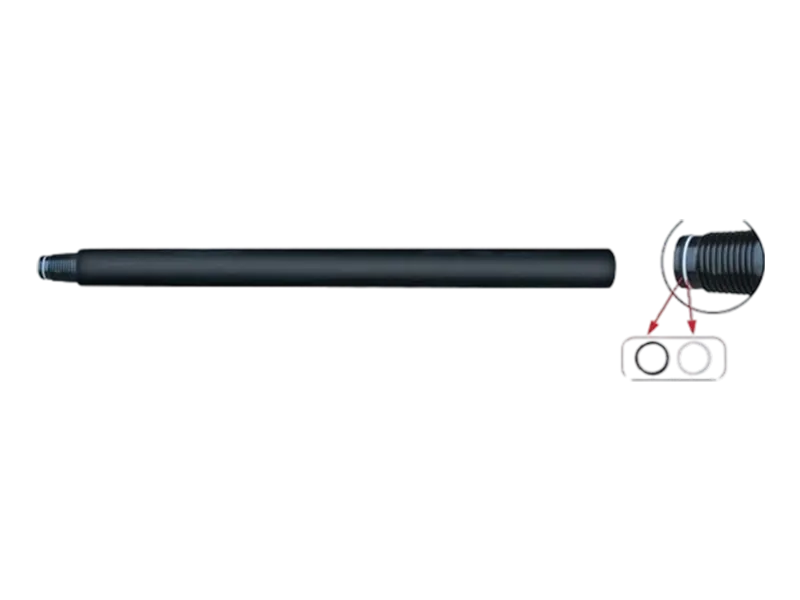 External flat high-pressure sealing drill pipe
