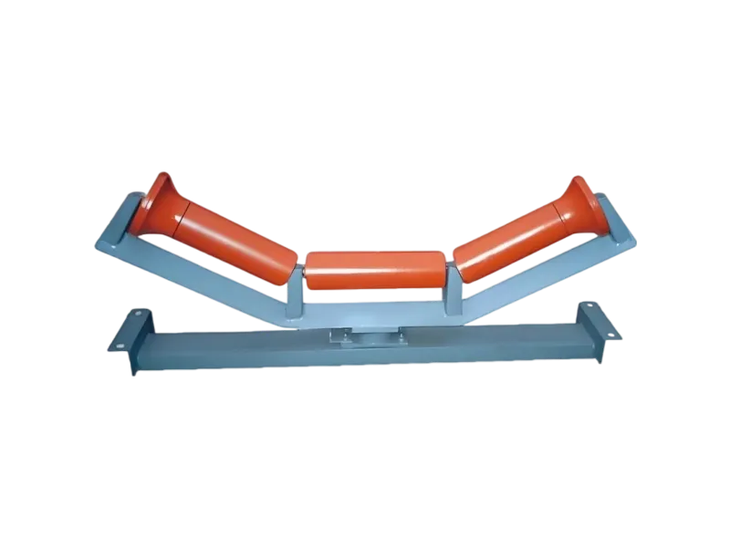 Friction self-aligning idler group