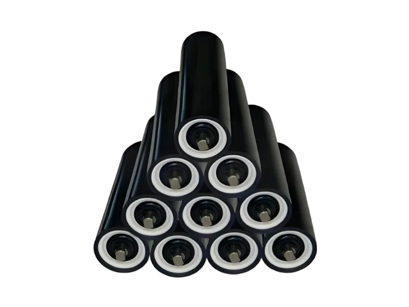 Polymer idler rollers