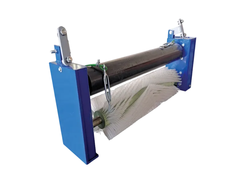 Non-powered roller brush sweeper