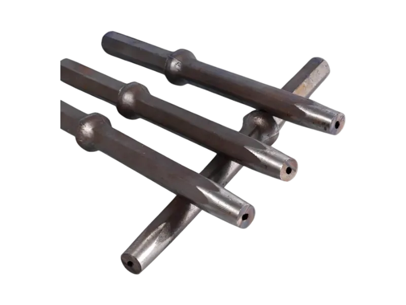 Pneumatic drill rod (finished drill bit)