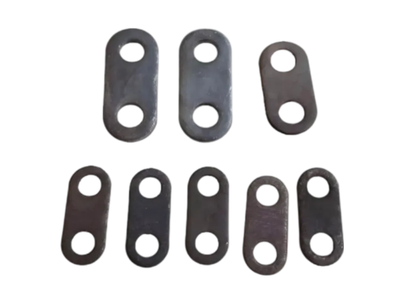 Triple idler roller connecting plate