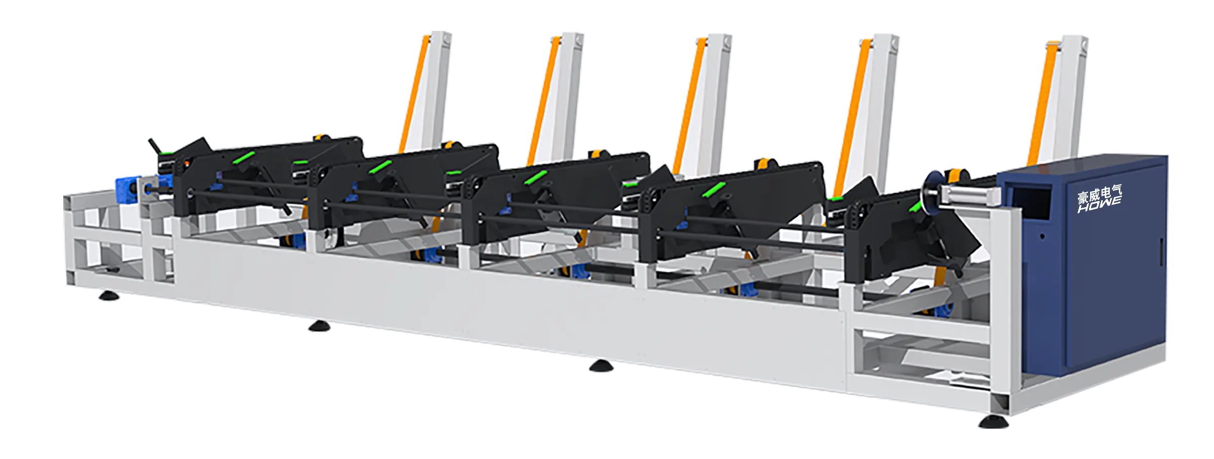 Tube cutting machine loading rack
