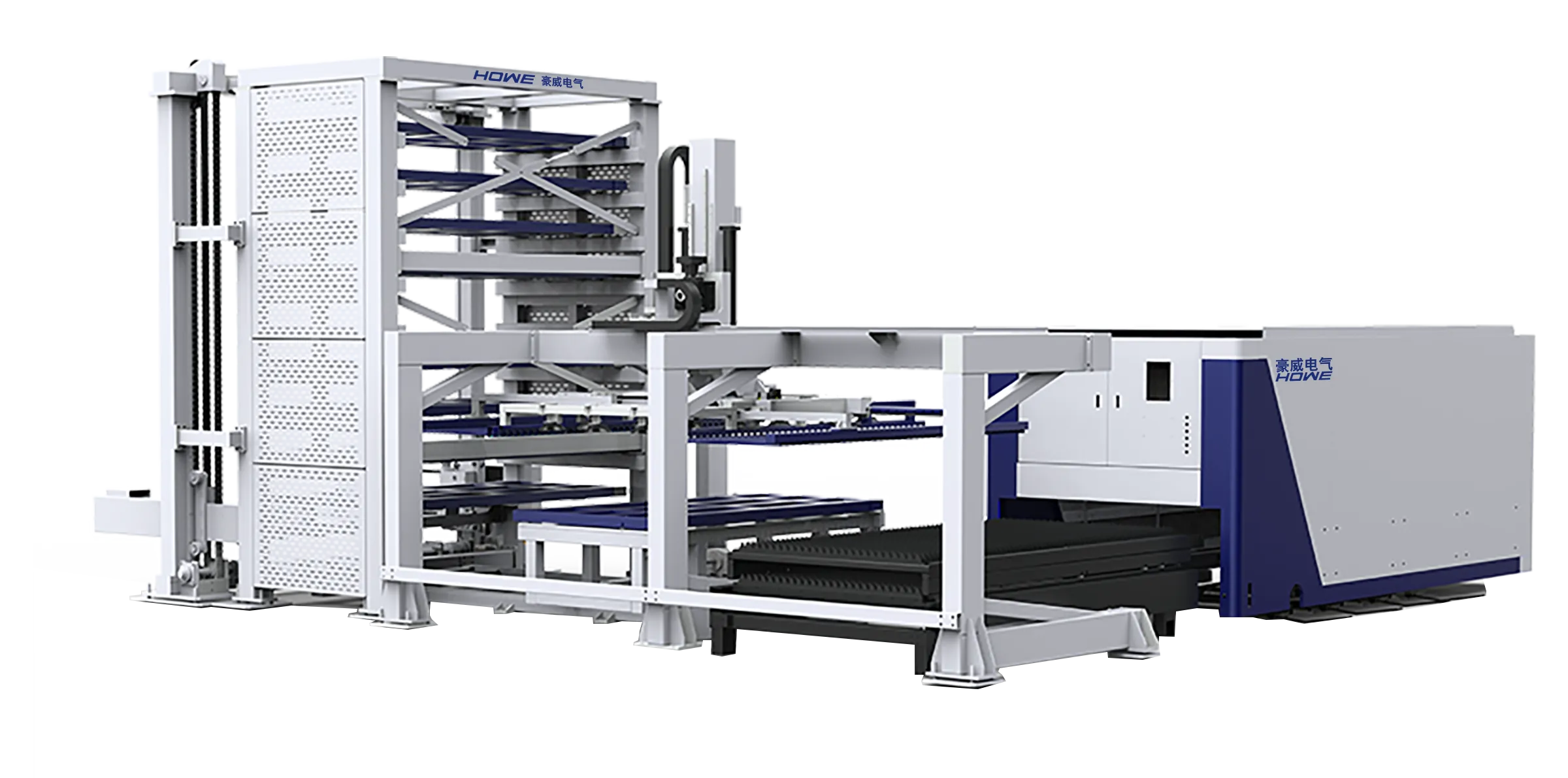 Multi-layer plate automatic material storage (rear discharge type)