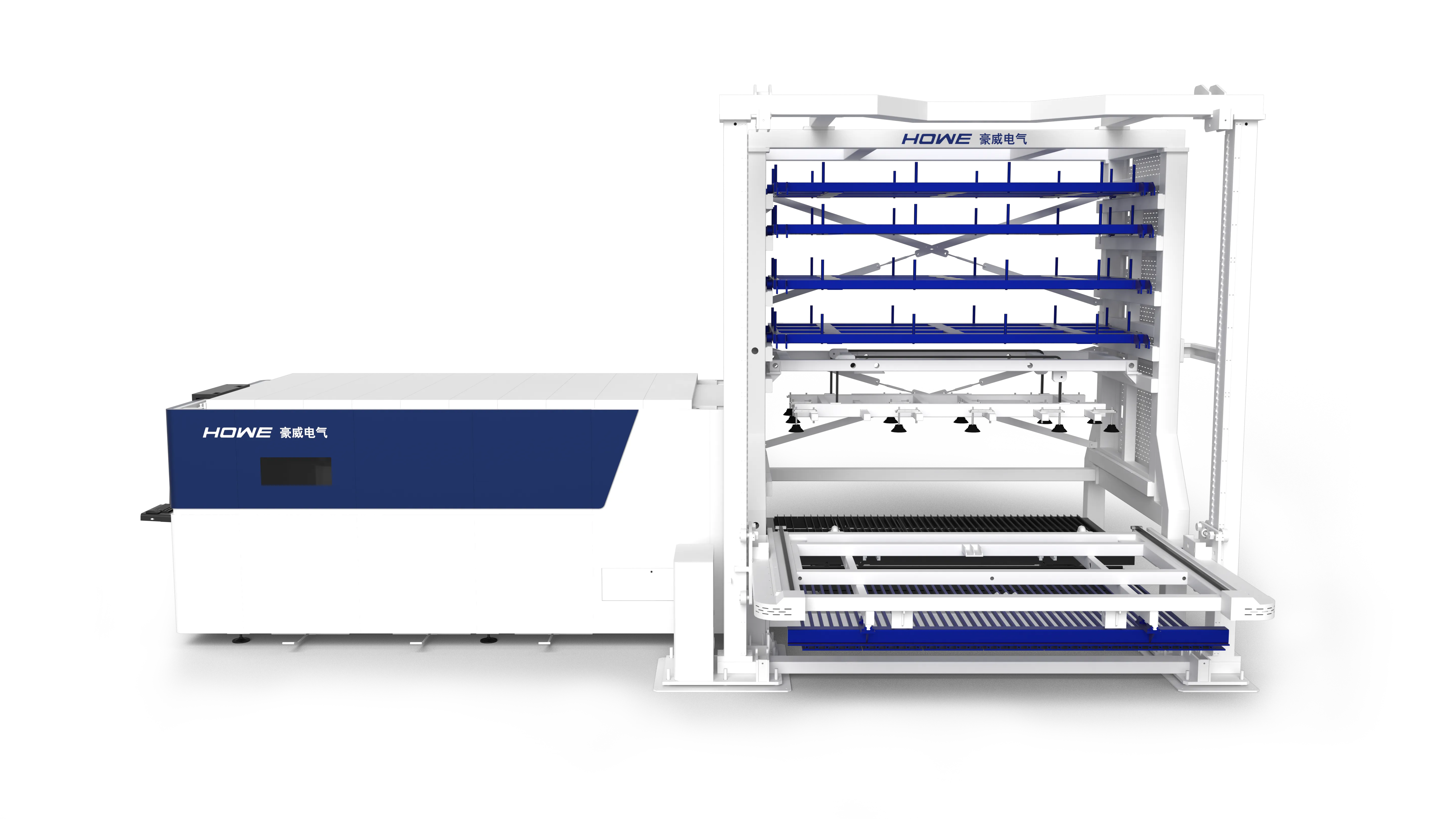 Integrated Rack-and-Pinion Storage System