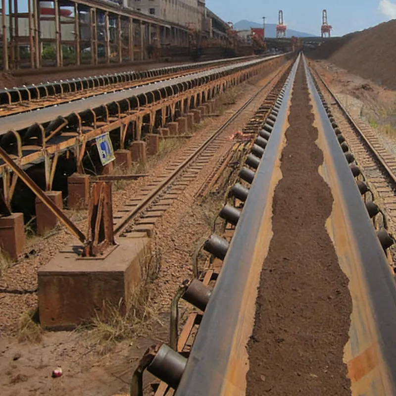 Low rolling resistance energy-saving conveyor belt