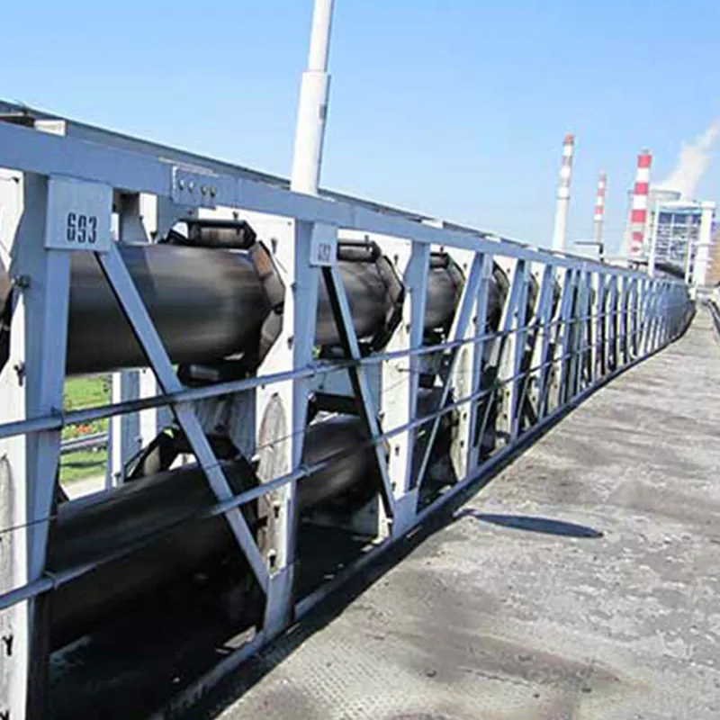 Steel cord tubular conveyor belt