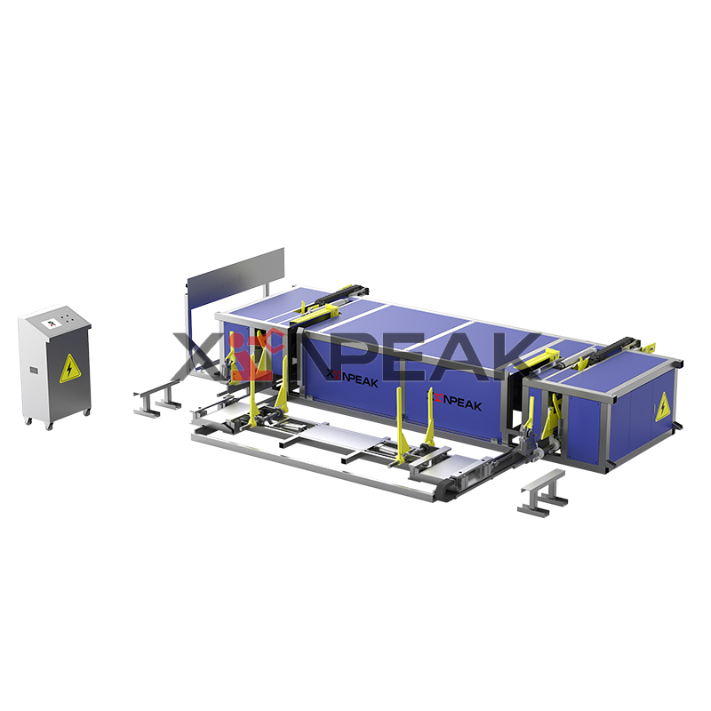Principle of automatic steel pipe palletizing machine