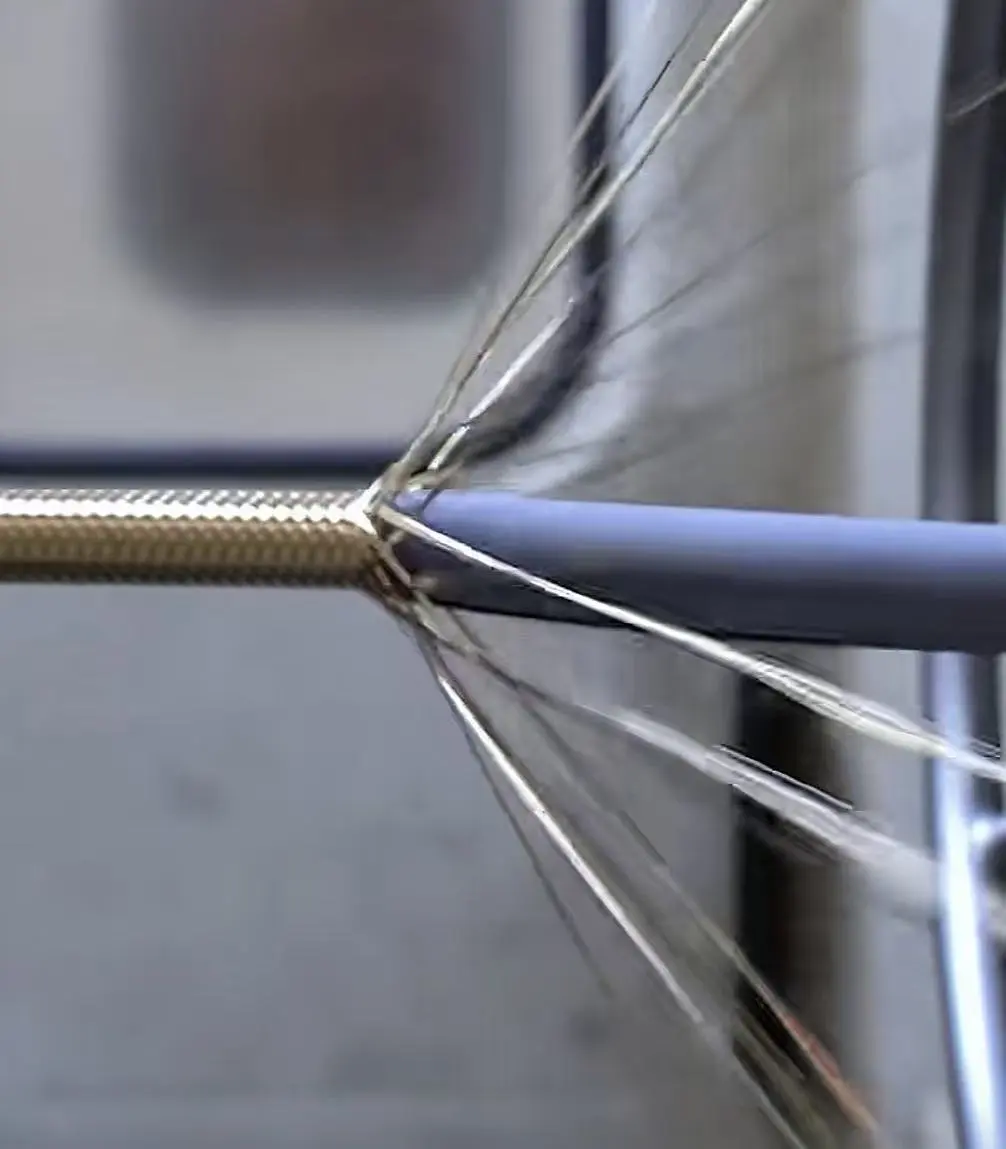 High speed wire braiding machine use