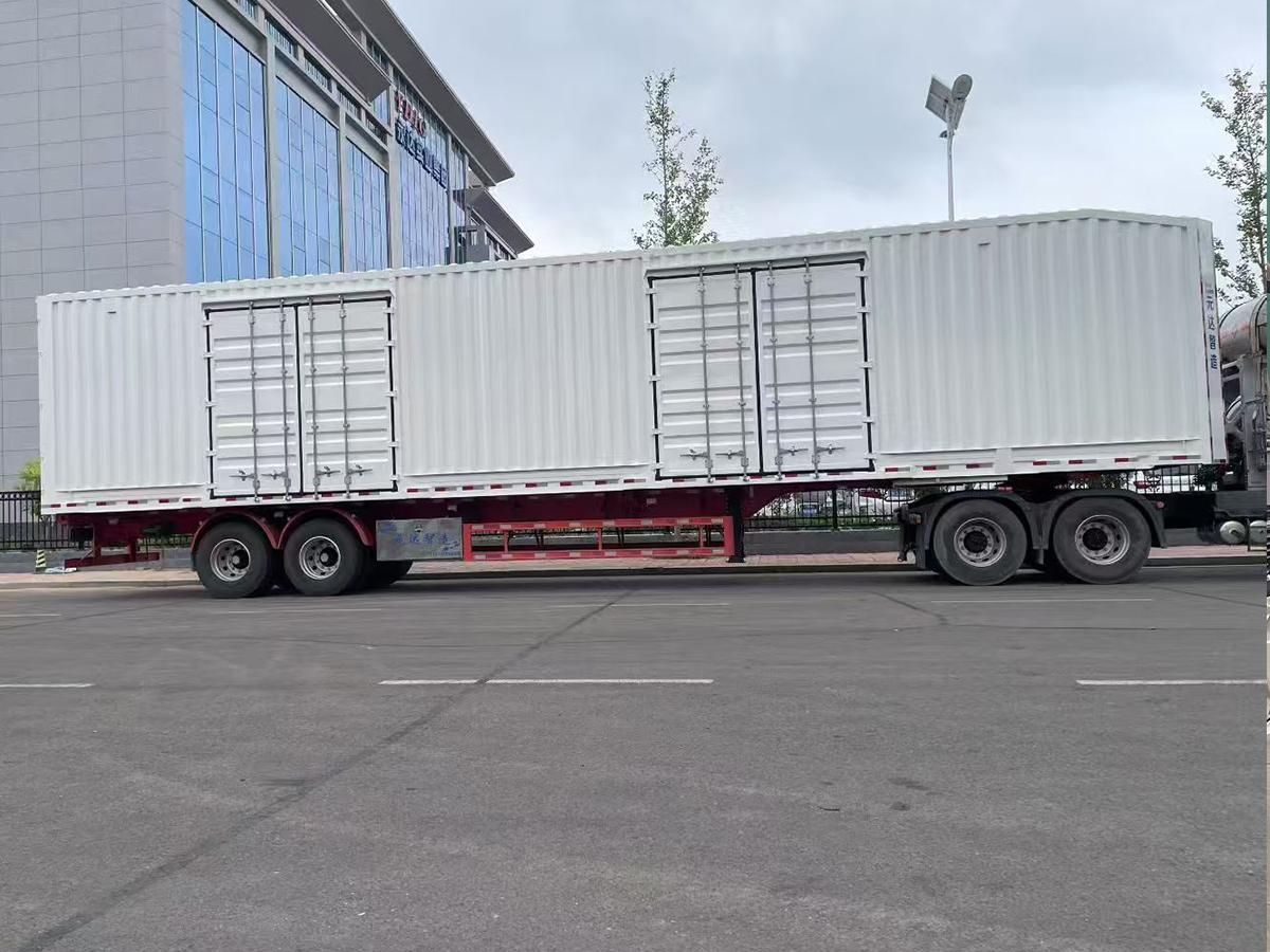 Express delivery box trailer