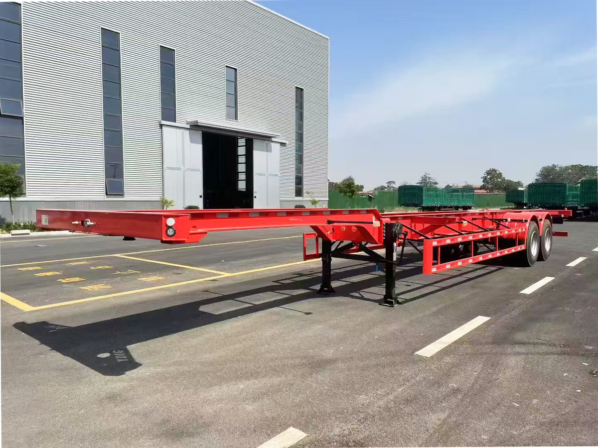 45-foot two-axle skeleton trailer