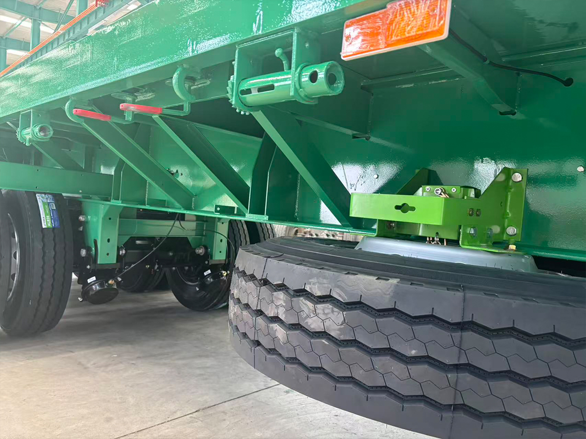 40-foot air suspension flatbed trailer