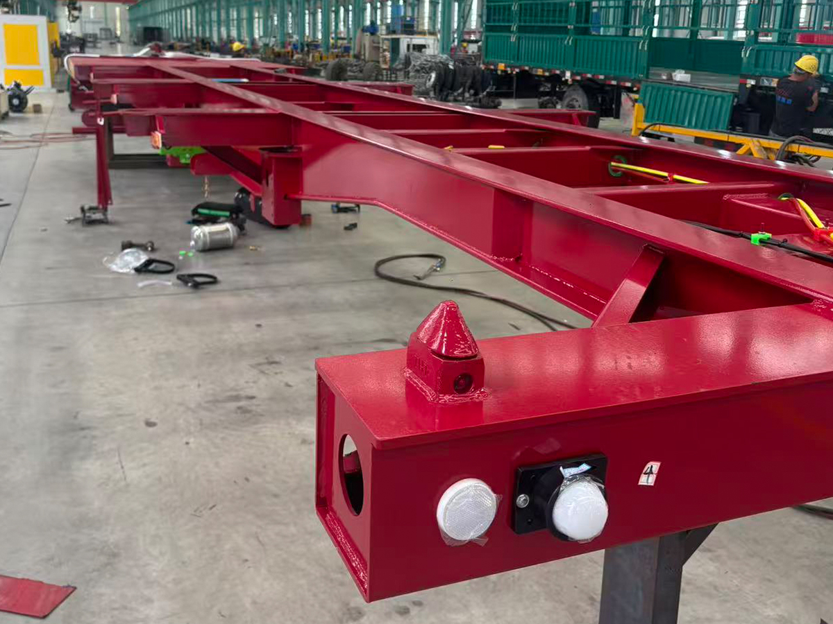40-foot skeleton trailer specifically designed for Africa