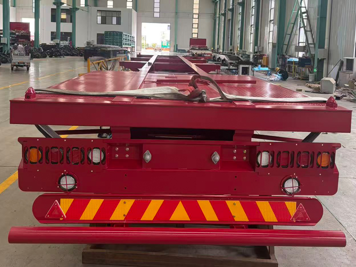 40-foot skeleton trailer specifically designed for Africa