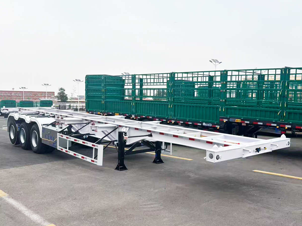 40-foot straight beam frame trailer