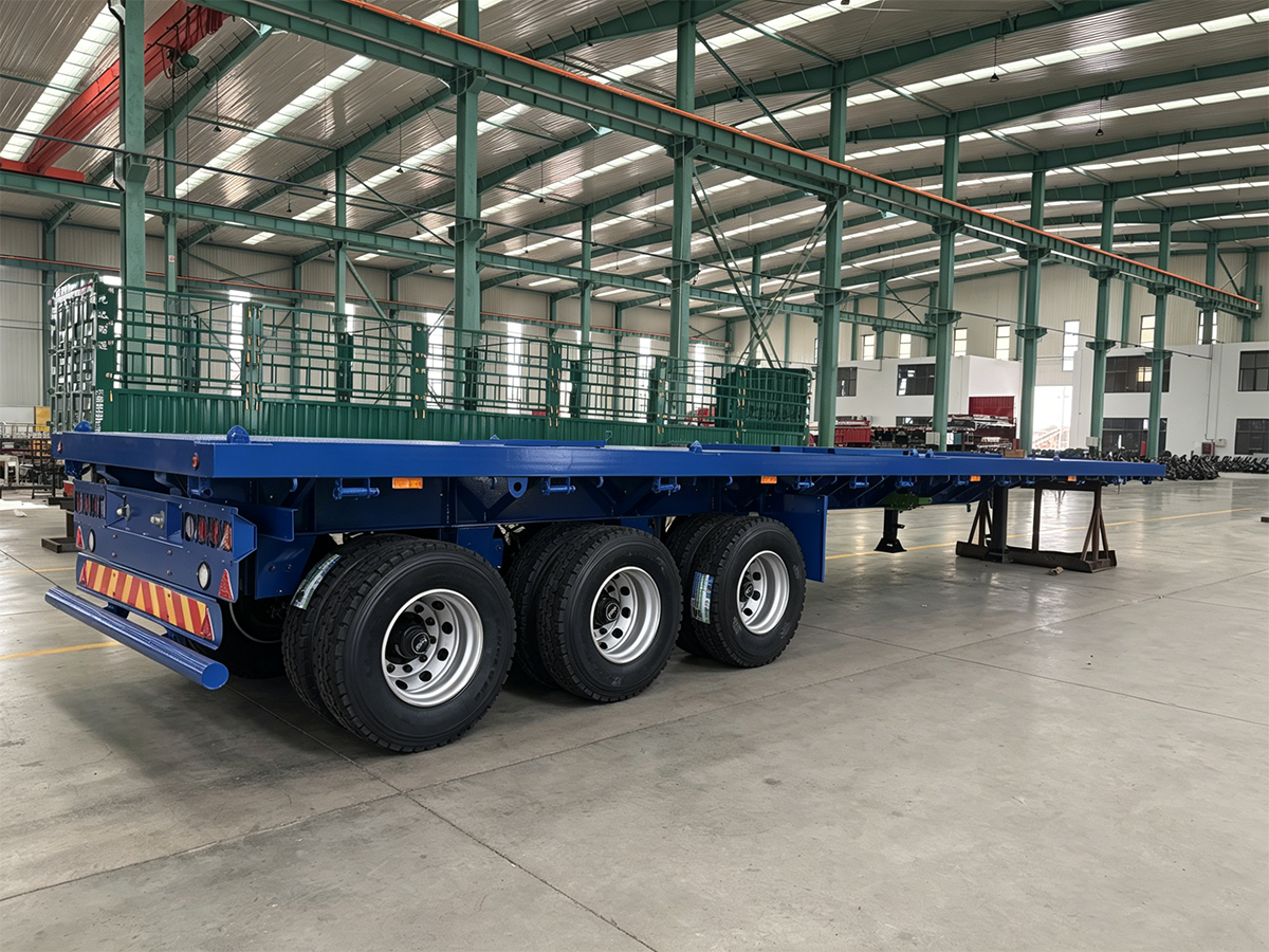 40-foot mechanically suspended flatbed trailer