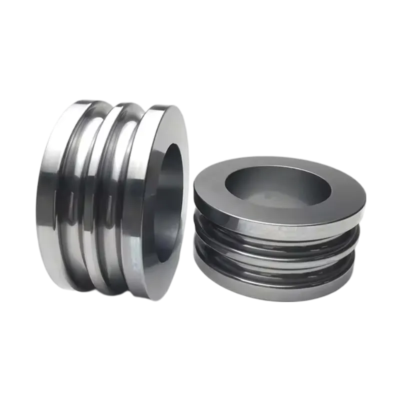 Carbide roll-type stepped pulley