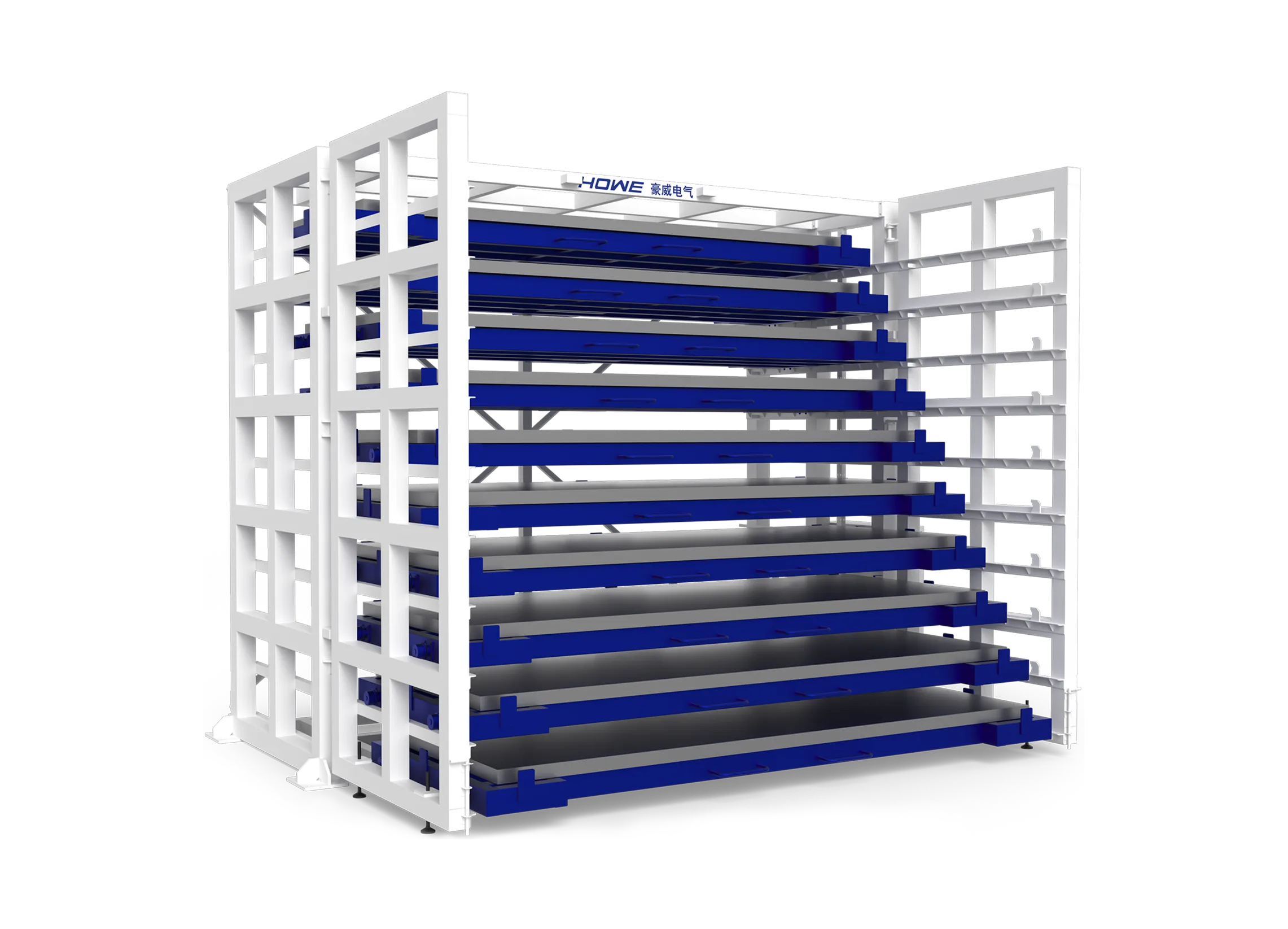 Almacén de materiales para paneles eléctricos tipo cajón