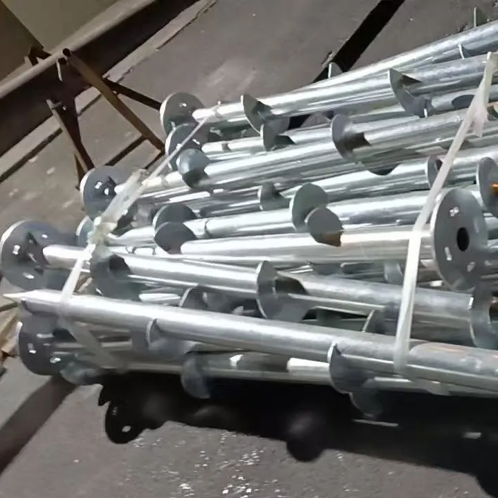 Photovoltaic helical ground piles 6